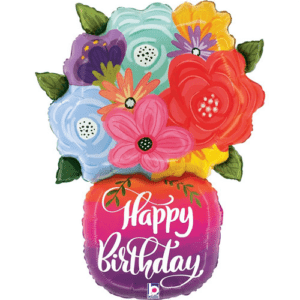 Blumenvase Happy Birthday 74cm