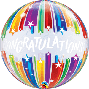 Bubble Congratulations Grad Caps 56cm