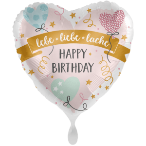 lebe liebe lache Happy Birthday 71cm