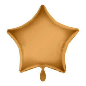 Stern Folienballon 43cm – Gold glänzend