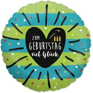 Zum Geburtstag viel Glück 46cm