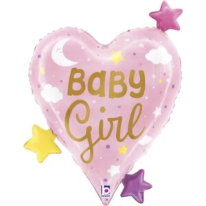 Baby Girl Herz 64cm
