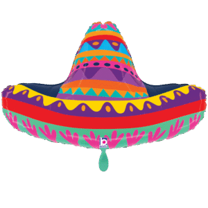 Bunter Sombrero 81cm